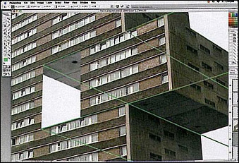在photoshop中切割大楼 在photoshop中切割大楼