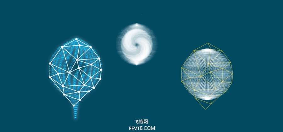 AI制作炫彩发光纤维球体教程 优图宝 AI实例教程