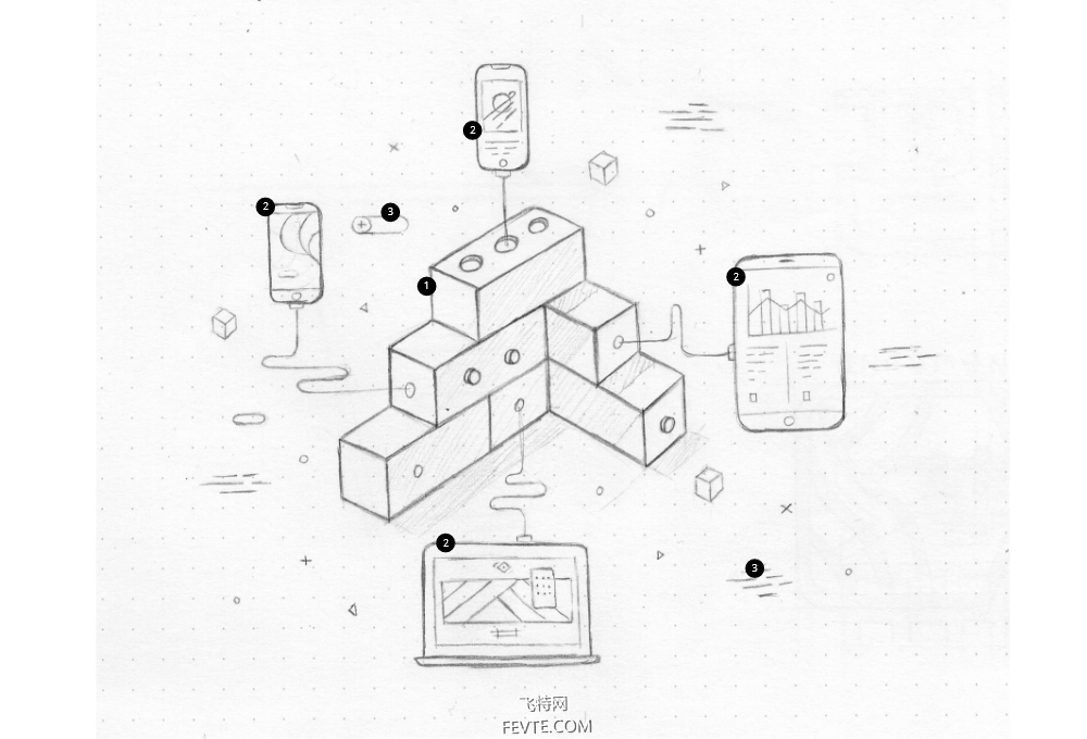 AI绘制立体线条插画教程 优图宝 AI实例教程