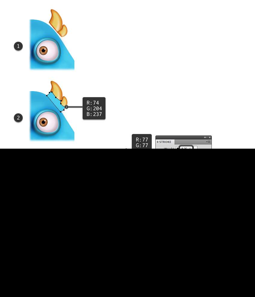 AI制作卡通小怪兽角色(外翻教程) 优图宝 AI实例教程