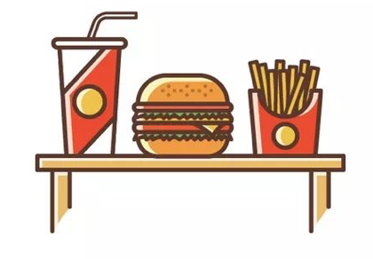 AI绘制扁平化快餐图标教程 优图宝 AI实例教程