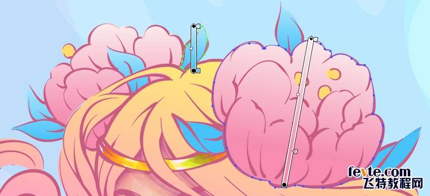 AI绘制水彩美人鱼插画 优图宝 AI实例教程