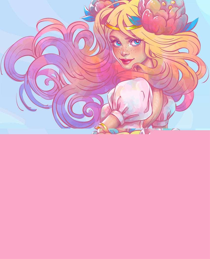 AI绘制水彩美人鱼插画 优图宝 AI实例教程