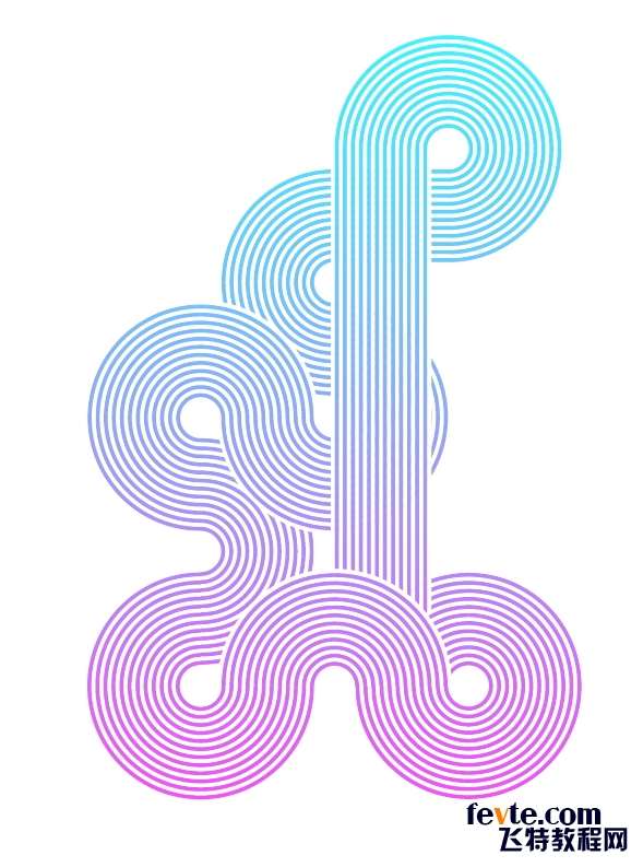 AI绘制创意线性图案 优图宝 AI实例教程