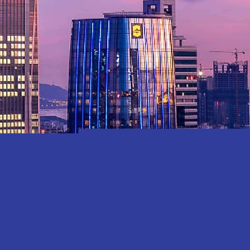 AI绘制时尚渐变城市夜景插画教程 优图宝 AI教程