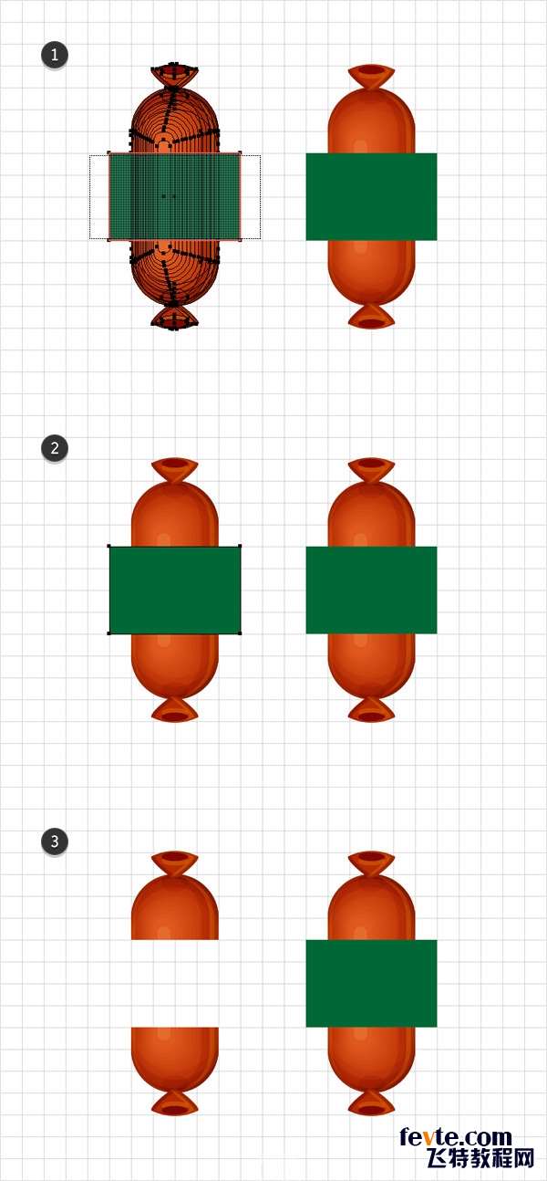 AI制作创意烤肠文字效果 优图宝 AI实例教程