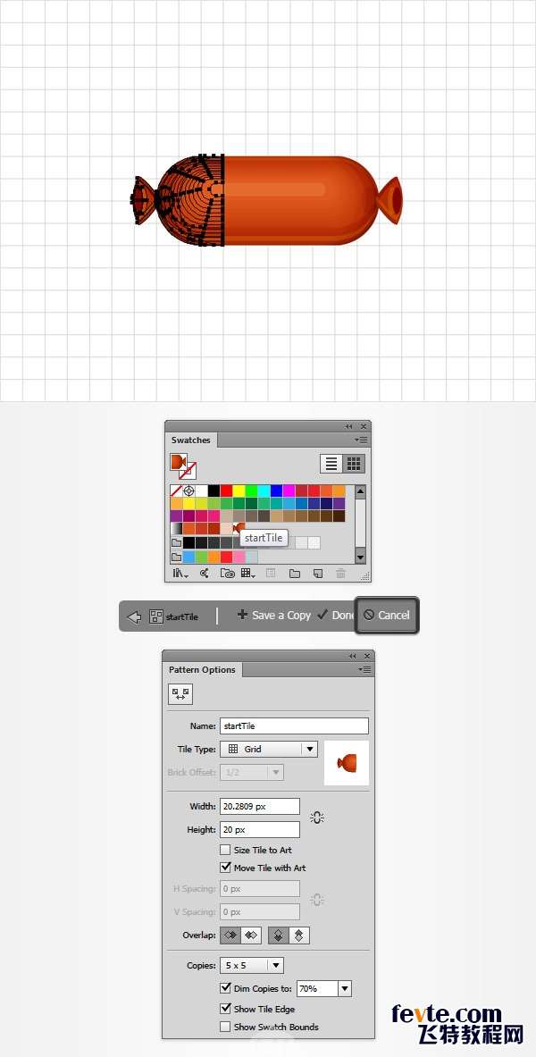 AI制作创意烤肠文字效果 优图宝 AI实例教程