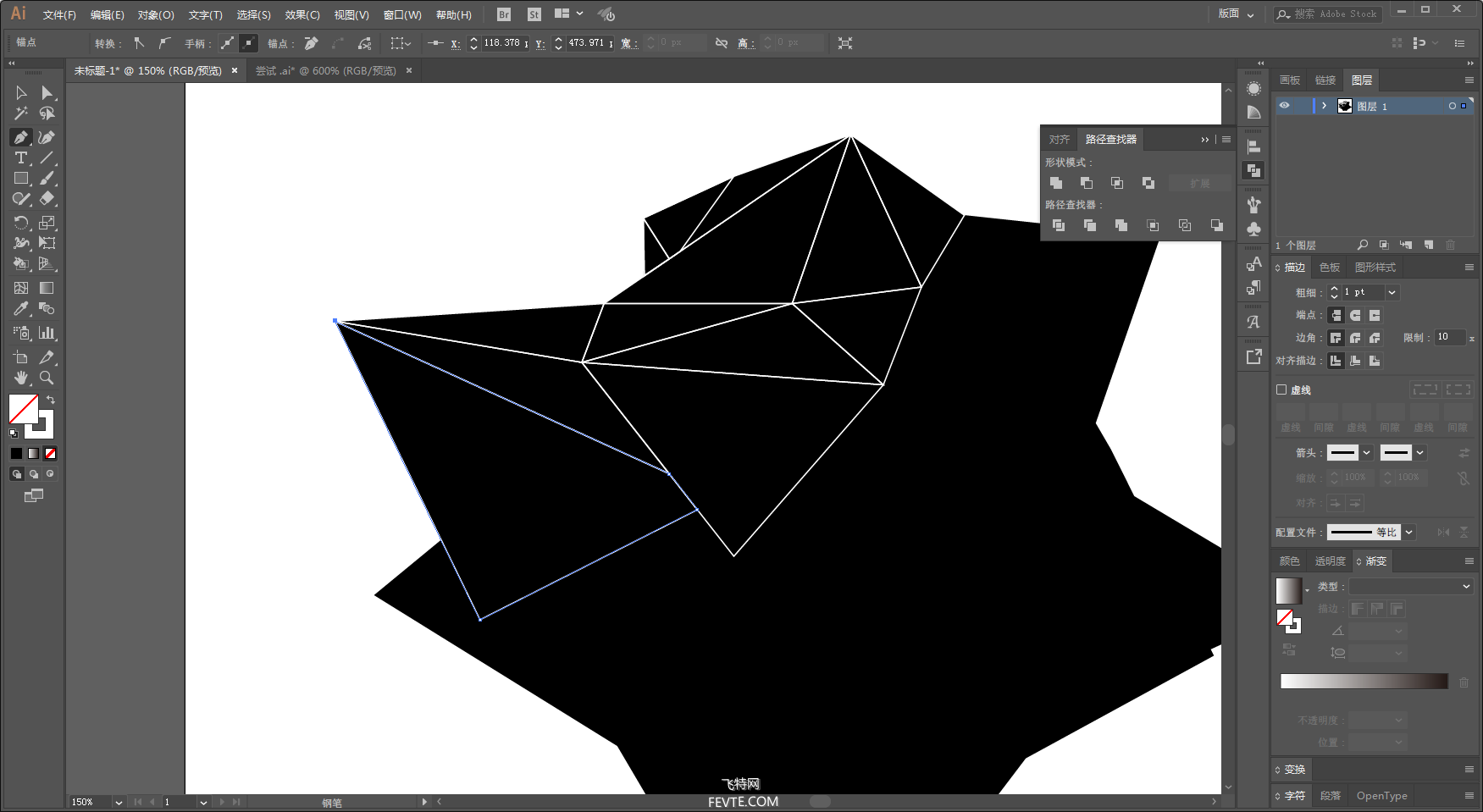 AI制作LOWPOLY效果教程 优图宝 AI实例教程