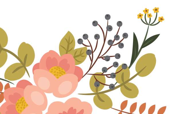 AI绘制漂亮复古花朵 优图宝 AI实例教程
