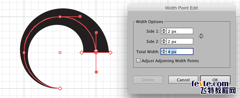 AI设计图标流程技巧介绍 优图宝 设计理论stroke-width-options