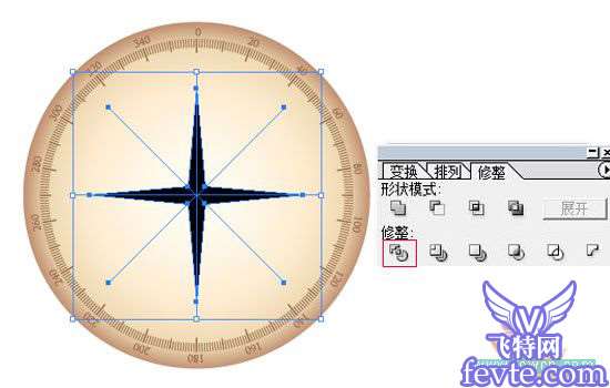 AI绘制金属指南针教程 优图宝 AI教程