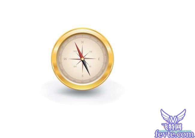 AI绘制金属指南针教程 优图宝 AI教程