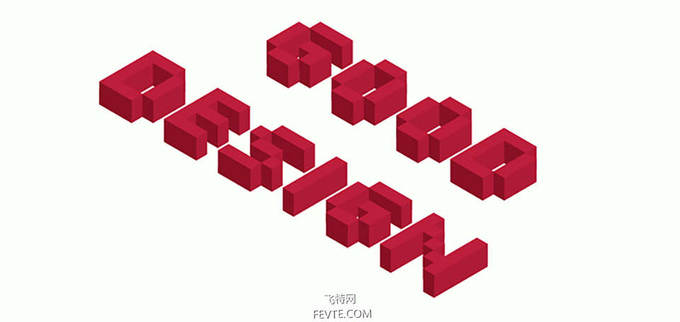 AI制作立体积木文字效果教程 优图宝 AI实例教程