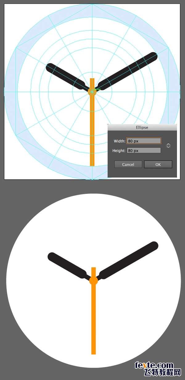 Apple Watch图标绘制全解析 优图宝 AI实例教程create the circle icon base