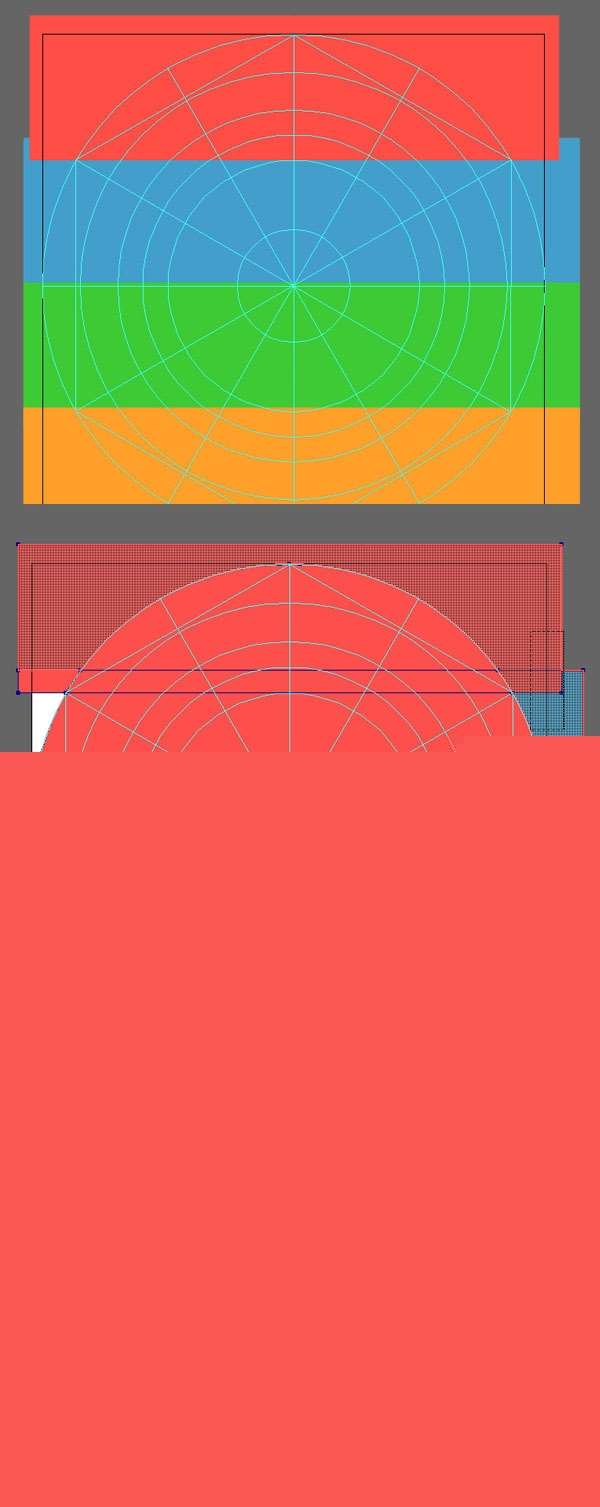 Apple Watch图标绘制全解析 优图宝 AI实例教程create a striped icon base