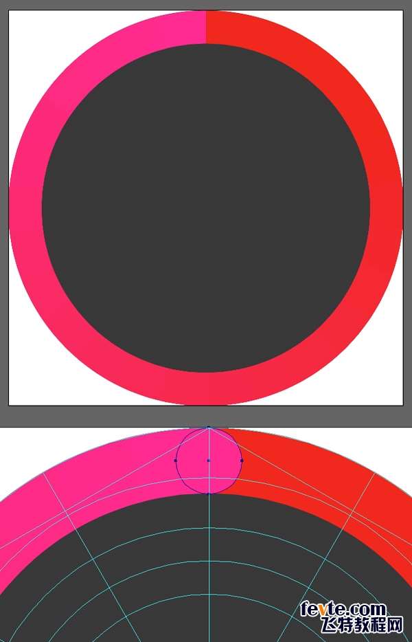 Apple Watch图标绘制全解析 优图宝 AI实例教程apply the brush and expand the shape