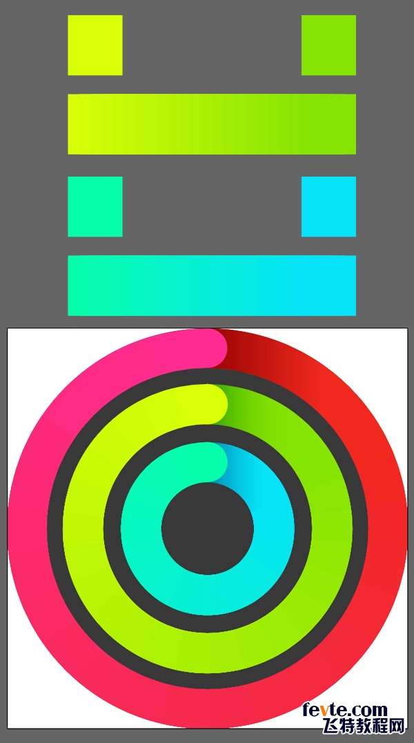 Apple Watch图标绘制全解析 优图宝 AI实例教程create more art brushes from blends