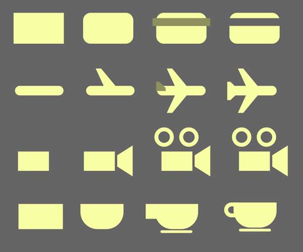 Apple Watch图标绘制全解析 优图宝 AI实例教程create pictograms from basic shapes