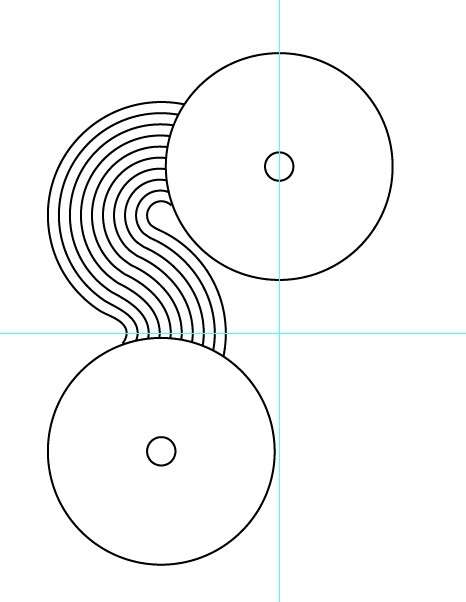AI制作漂亮的叠加圆环的一些方法 优图宝 AI实例教程