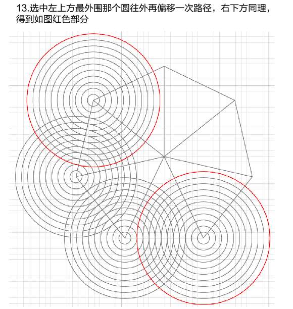AI制作漂亮的叠加圆环的一些方法 优图宝 AI实例教程