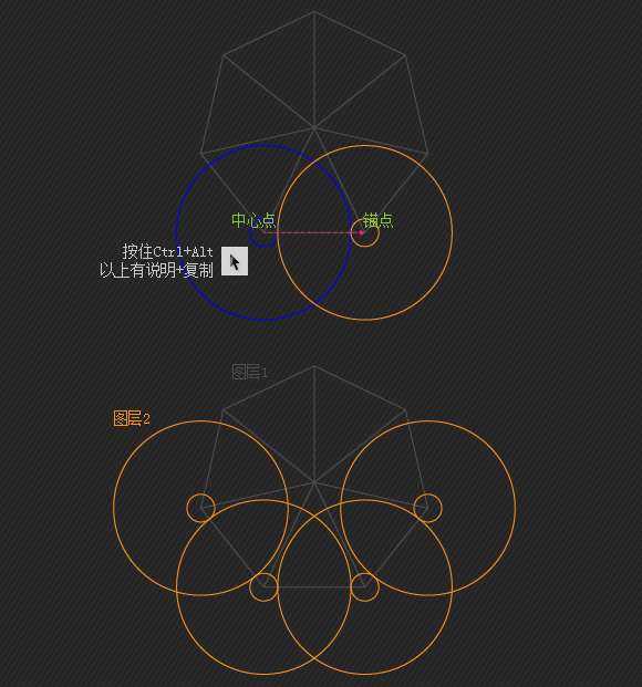 AI制作漂亮的叠加圆环的一些方法 优图宝 AI实例教程