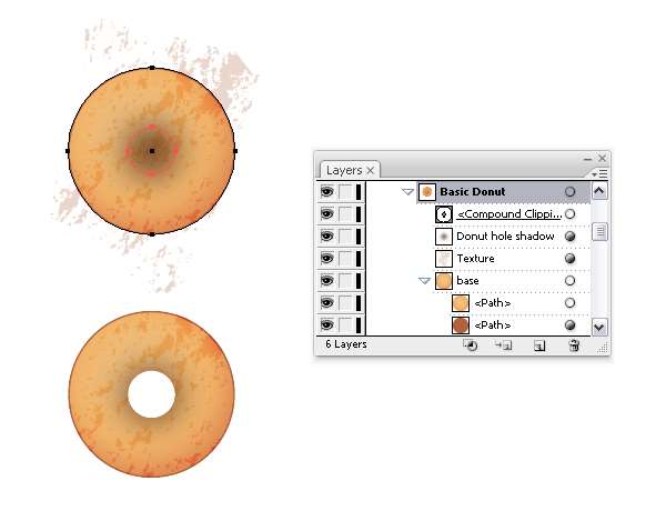 AI绘制可爱美味甜甜圈 优图宝 AI实例教程create basic donut 2