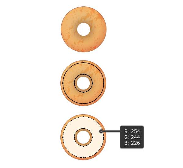 AI绘制可爱美味甜甜圈 优图宝 AI实例教程create icing on donut 1