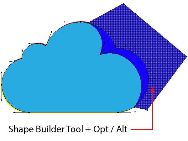 AI绘制玻璃质感云图标 优图宝 AI实例教程 glass cloud 13