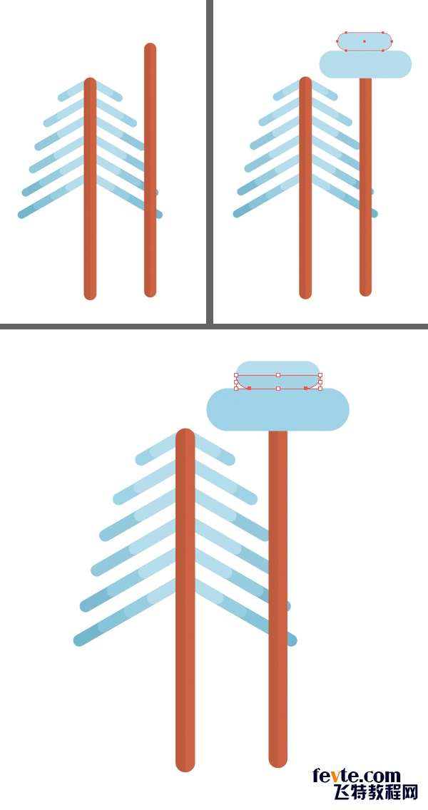 AI简单快速绘制扁平风格插画 优图宝 AI实例教程