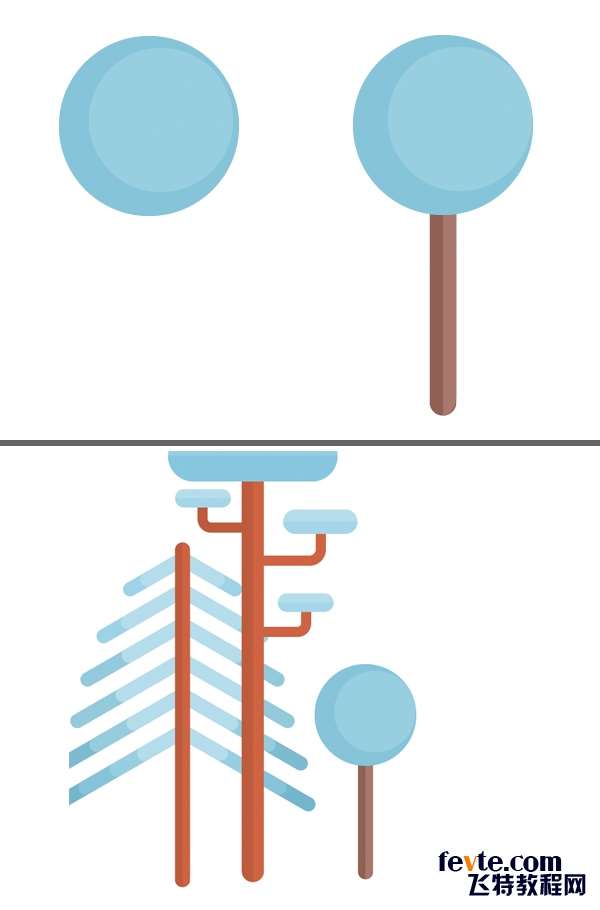 AI简单快速绘制扁平风格插画 优图宝 AI实例教程