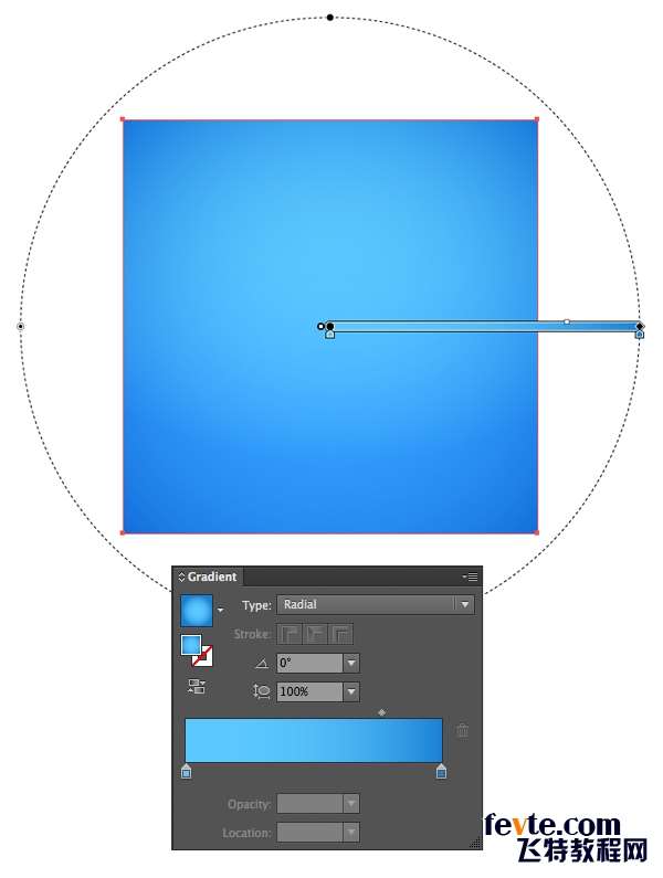 AI绘制写实牛奶杯和燕麦饼干 优图宝 AI实例教程make a bright-blue square background