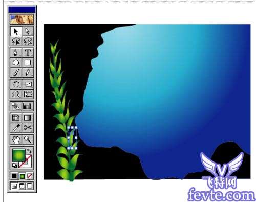 Illustrator绘制美丽的海底世界_优图宝　世纪论坛转载