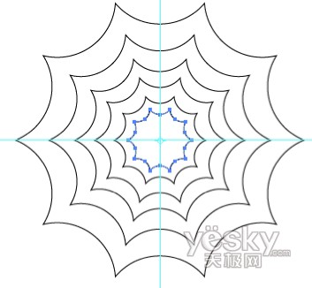 万圣节用Illustrator绘蜘蛛网和蜘蛛8_优图宝　世纪论坛