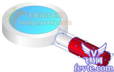 AI教程:绘制一个放大镜图标 优图宝 AI教程