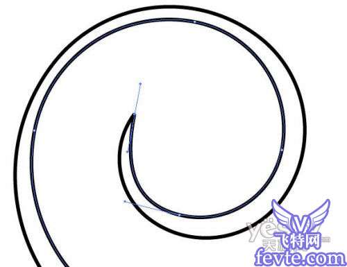 Illustrator巧绘矢量螺旋形状_中国教程网_www.jcwcn.com
