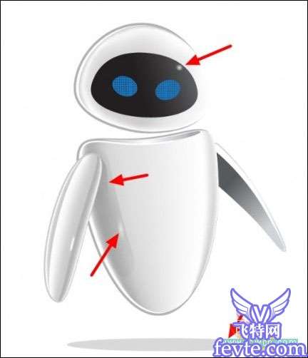Illustrator鼠绘教程：打造漂亮质感机器人