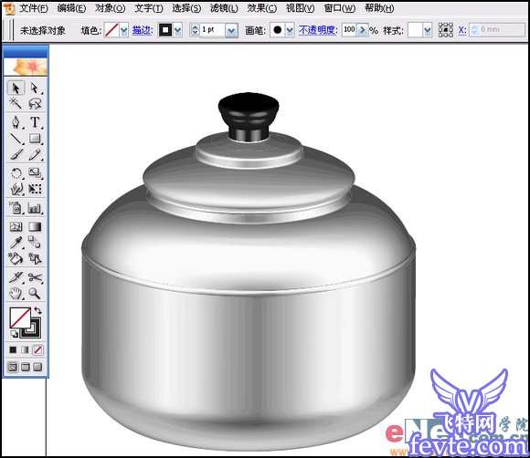 AI绘制逼真矢量水壶教程 优图宝 AI教程