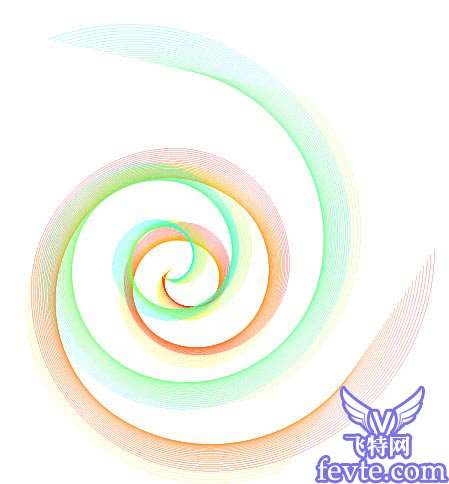 AI绘制梦幻螺旋效果教程 优图宝 AI教程