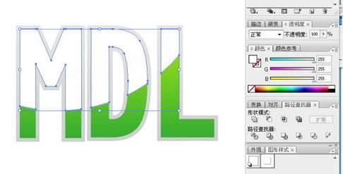 AI制作漂亮描边效果字 优图宝 AI教程