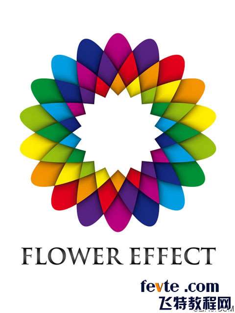 AI绘制折叠效果花朵 优图宝 AI教程