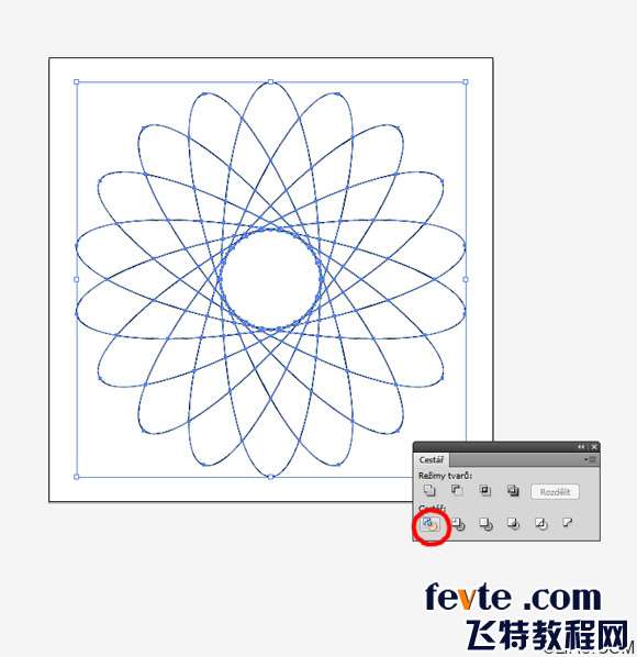 AI绘制折叠效果花朵 优图宝 AI教程