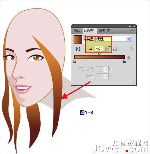 Illustrator鼠绘教程:插画人物系列之清纯美女的绘制_中国教程网