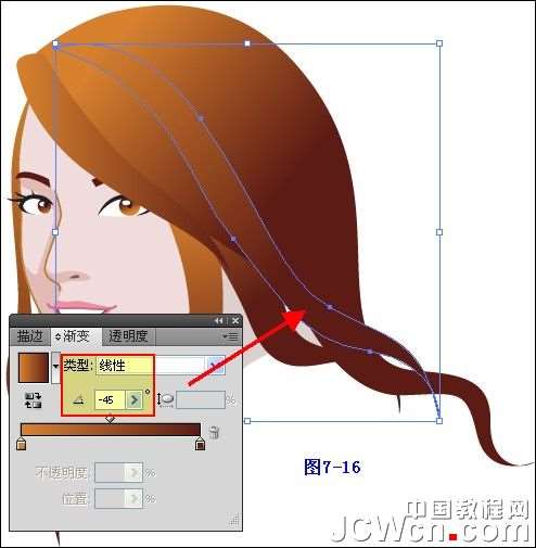 Illustrator鼠绘教程:插画人物系列之清纯美女的绘制_中国教程网