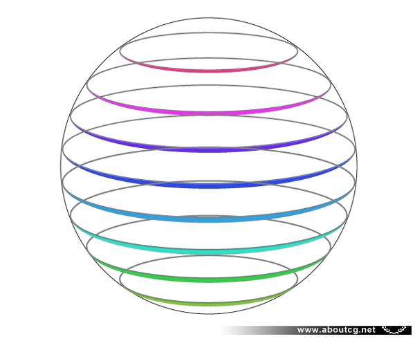 AI制作标志设计用的彩色切片球 优图宝 AI实例教程9