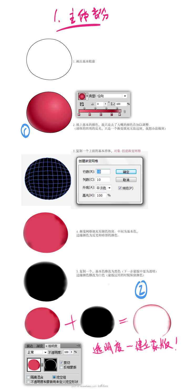 AI绘制卡通小鸟图标 优图宝 AI实例教程
