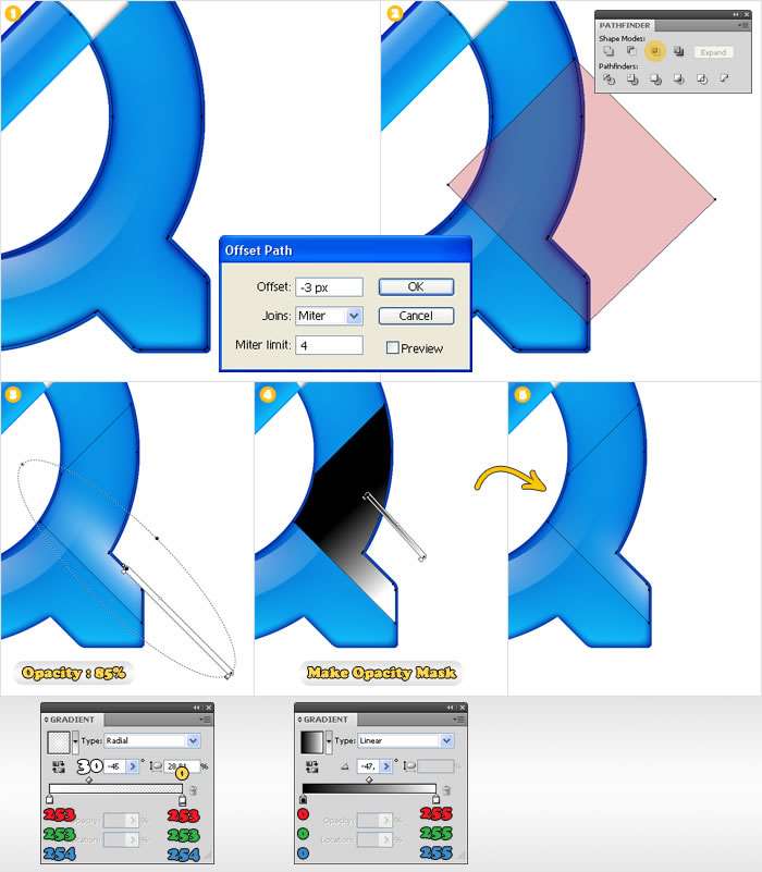 AI绘制水晶质感QUICKTIME图标 优图宝 AI实例教程