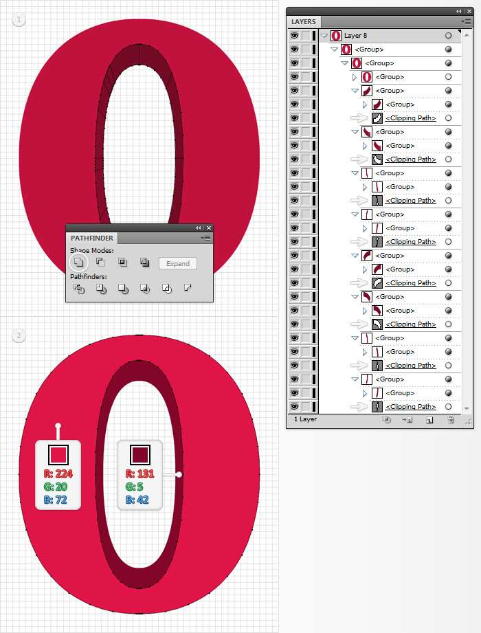 AI绘制立体Opera浏览器图标 优图宝 AI实例教程