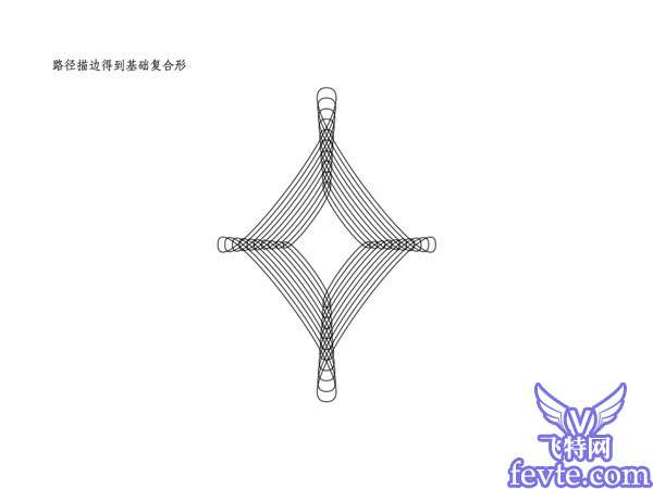 coreldraw路径覆形法绘中心对称复杂图案 优图宝 CorelDraw使用技巧教程