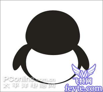 Coreldraw快速绘制打造可爱的情侣QQ企鹅 优图宝 CorelDraw实例教程