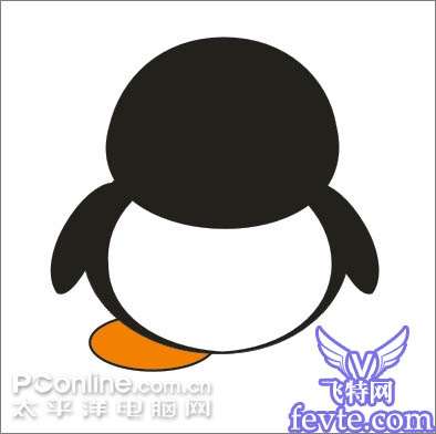 Coreldraw快速绘制打造可爱的情侣QQ企鹅 优图宝 CorelDraw实例教程